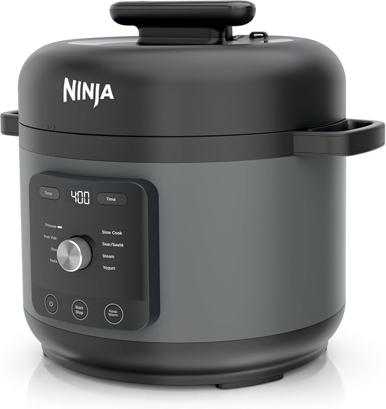 Ninja 9-in-1 6.5-qt HyperHeat Pressure Cooker: Steam, Sear, Sous Vide