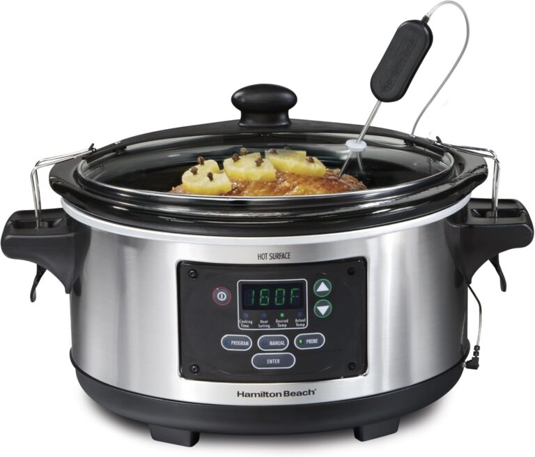 Hamilton Beach Slow Cooker Review: 6 Qt Digital Programmable & Portable