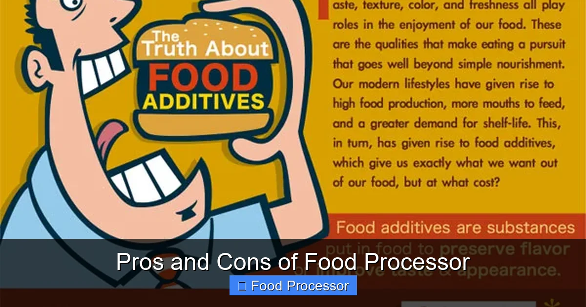 Pros and Cons of Food Processor