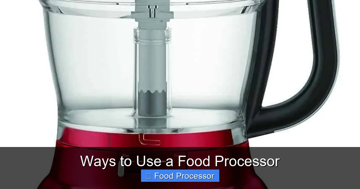 Ways to Use a Food Processor