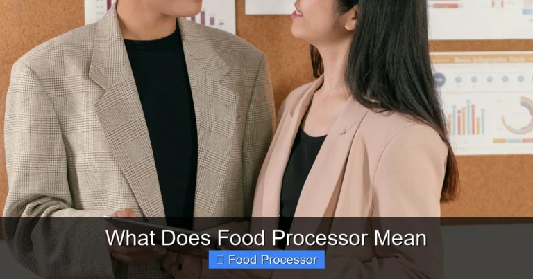 What Does Food Processor Mean