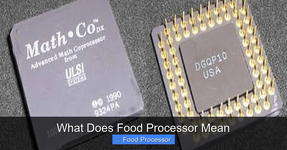 What Does Food Processor Mean