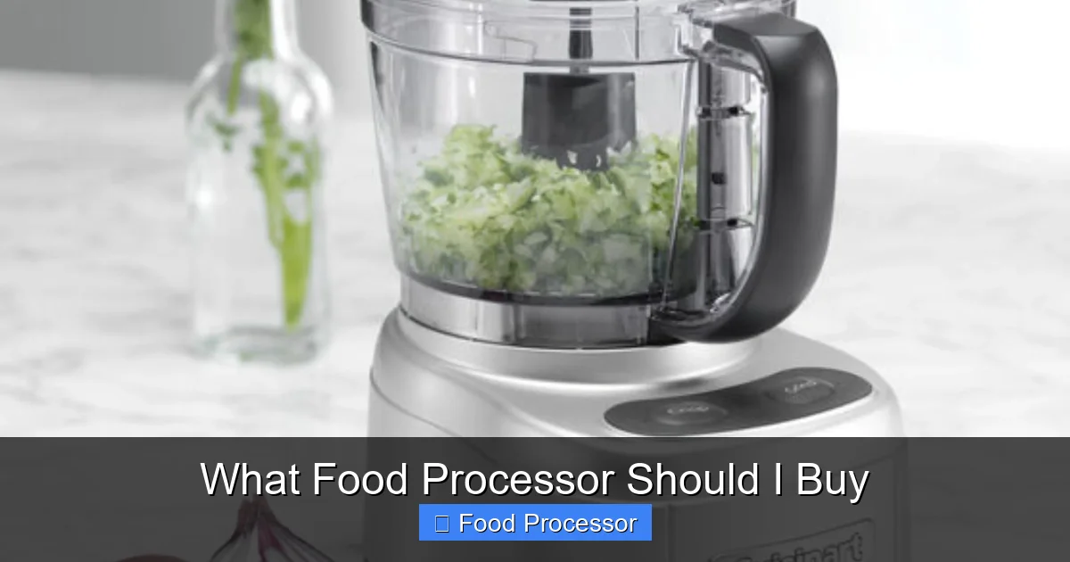 What Food Processor Should I Buy