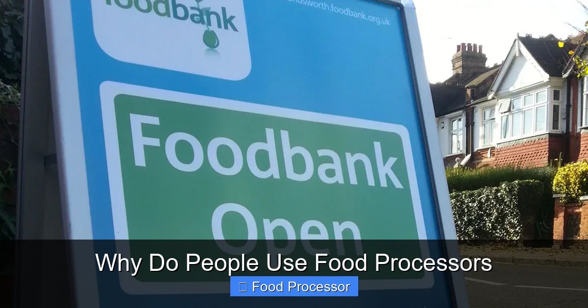 Why Do People Use Food Processors