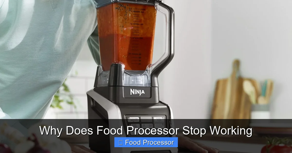 Why Does Food Processor Stop Working