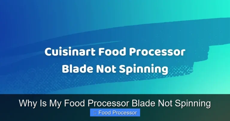 Why Is My Food Processor Blade Not Spinning