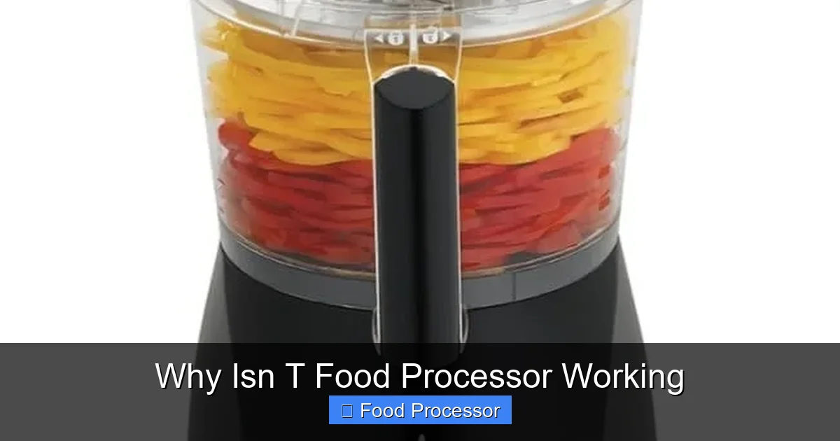 Why Isn T Food Processor Working