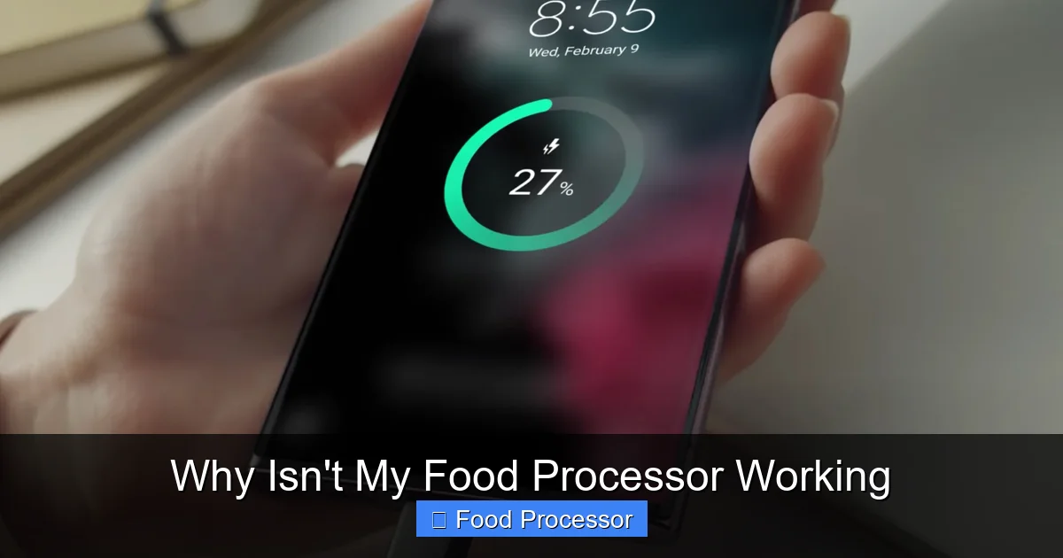 Why Isn't My Food Processor Working