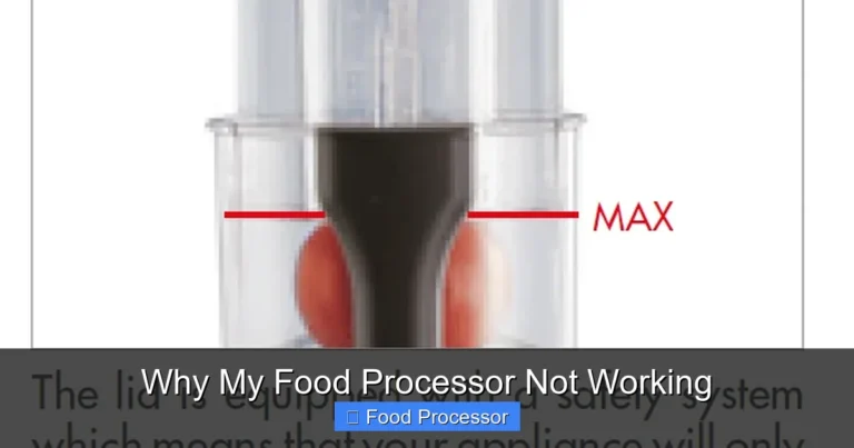 Why My Food Processor Not Working
