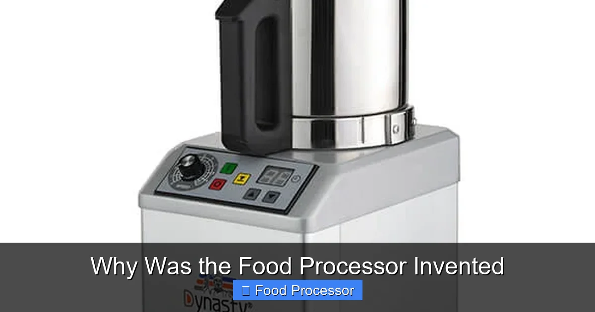 Why Was the Food Processor Invented