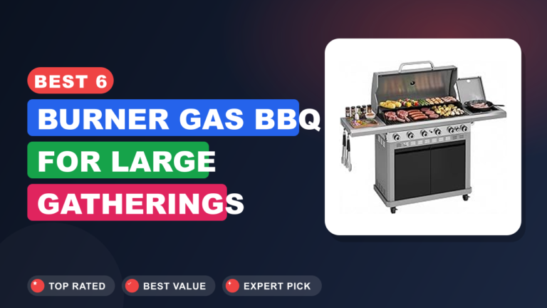 Best 6 Burner Gas BBQ for Large Gatherings