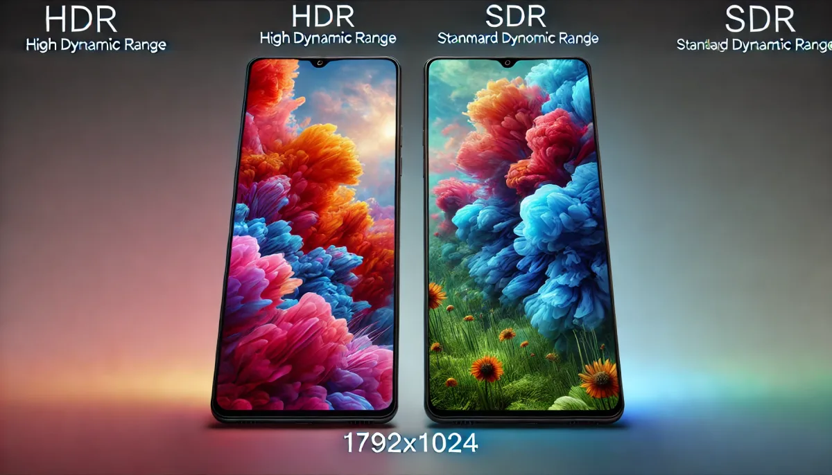 SDR vs. HDR comparison